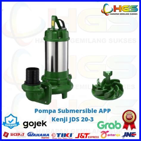 Jual Pompa Celup Air Kotor Submersible App Kenji Jds Hp V