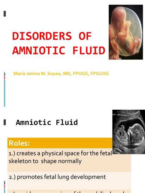 Amniotic Fluid And Placenta Abnormalities Pdf Placenta Fetus