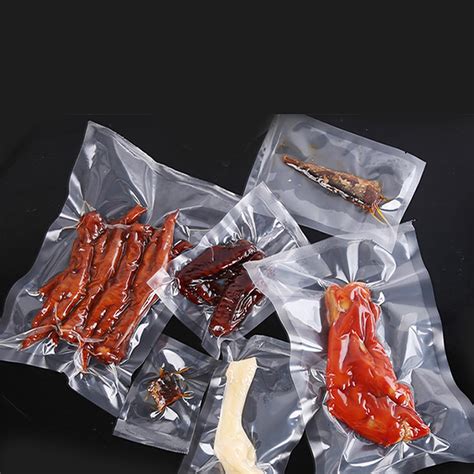 Food Grade Clear Pe Plastic Frozen Food Vacuum Nylon Seal Packaging Bag