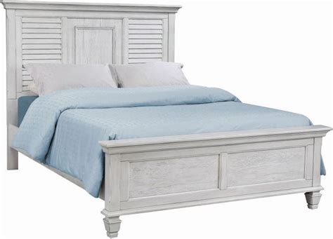 Coaster® Franco Antique White Panel Bed Jarons Furniture Outlet Bordentown And Lumberton Nj