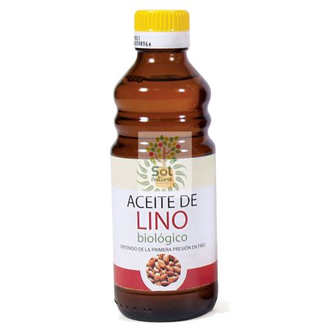 Aceite De Lino Bio 250ml Sol Natural