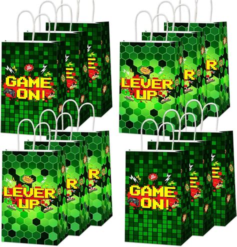 Amazon Chiazllta 12 Pcs Video Game Party Favor Bag Gamer Party