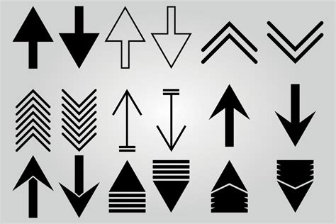 Arrows Set Arrow Icon Collection Set Different Arrows Or Web Design