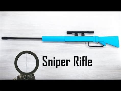 Make This Insanely Cool Paper Sniper Rifle In Under 20 Minutes