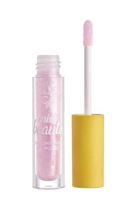 Miss Beauty Diamond Shine 3D Lipgloss : Golden Rose