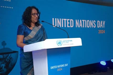 Remarks by Prime Minister Dr. Harini Amarasuriya on United Nations Day 2024 | United Nations in ...