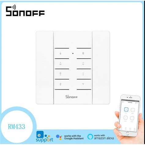 Interruptor Dimmer D1 Con Control 433mhz Y Base Inteligente Sonoff