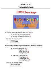 Home Row Typing Practice Words