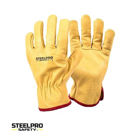 Guantes De Seguridad De Cuero Carnaza Steelpro Segurimax