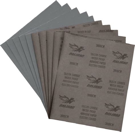 KEWAYO 10 Pieces Sandpaper 9 X 11 Inch Wet Fine Sanding Sandpaper