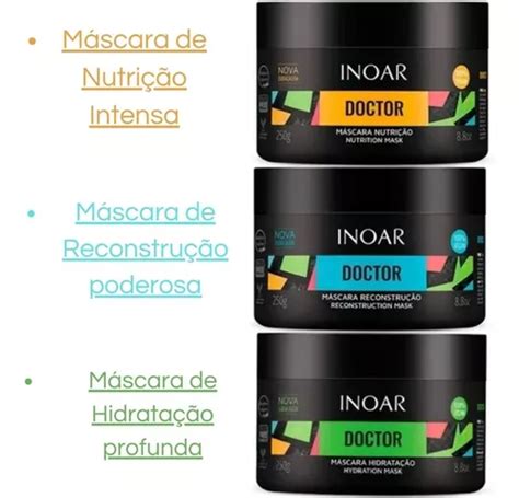 Kit M Scaras Doctor Inoar Hidrata O Reconstru O Nutri O Mercadolivre