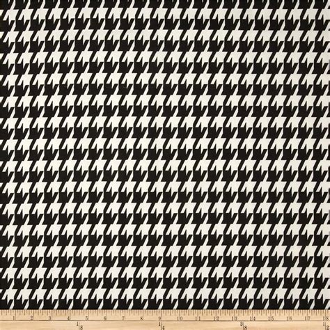 Premier Prints Large Houndstooth Black Houndstooth Fabric Laminated