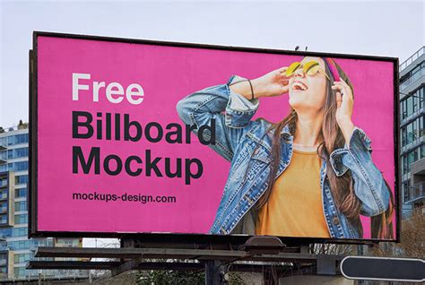 PSD billboard mockup - Mockups Design