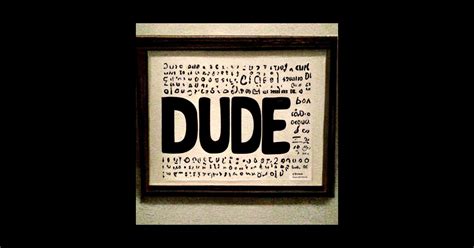 Hey Dude - black and white sign - Dude - Sticker | TeePublic