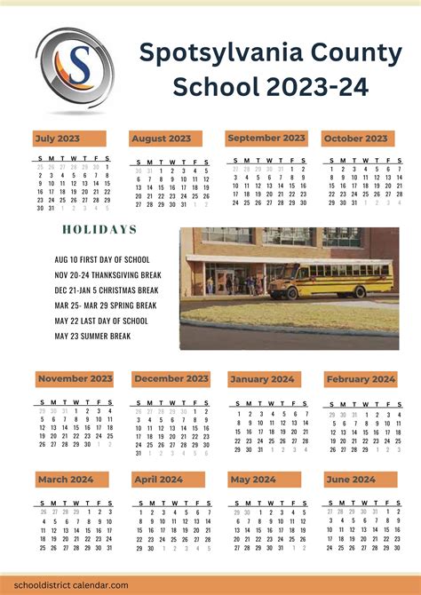 Spotsylvania County Schools Calendar Holidays 2023-2024