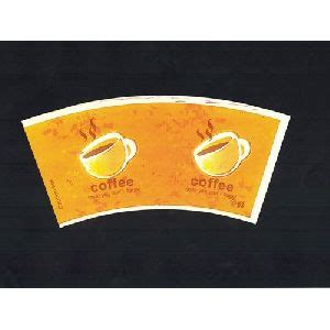 Paper Cup Blanks For Coffee Cold Drinks Food Ice Cream Tea Style