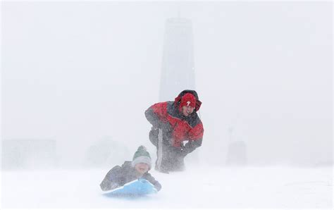 Massive Snowstorm Slams The Northeast Abc News