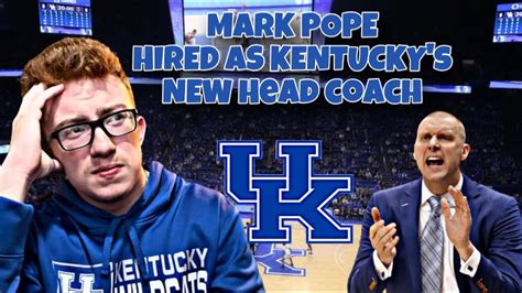 🚨breaking News🚨 Kentucky Hires Mark Pope As The New Mens Basketball Head Coach Youtube