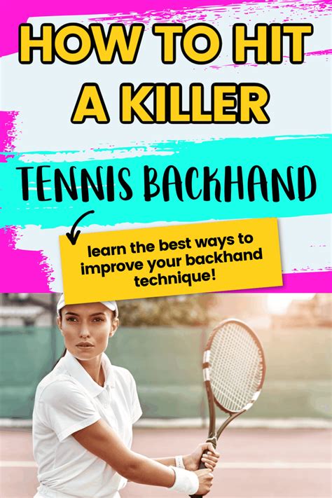 Best Tennis Backhand Tips for Beginners - The Tennis Mom