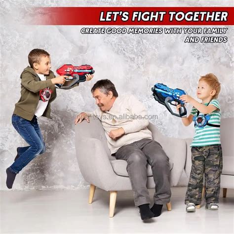 Cross Border Hot Sales Laser Tag Gun Set Of 2 Guns And 2 Vests Lazer Tag Gift Automatic Toy Gun
