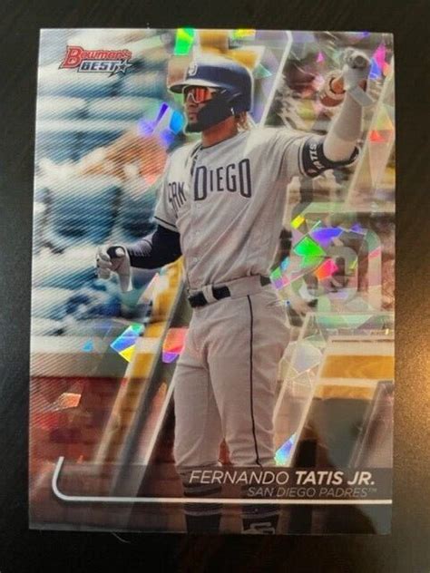 2020 Bowman S Best Fernando Tatis Jr Atomic Refractor Cracked Ice 3