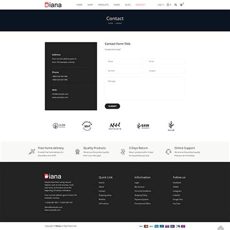 Diana Furniture Bootstrap5 Template