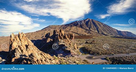 Los Roques De Garcia Teide National Park Stock Image Image Of Park