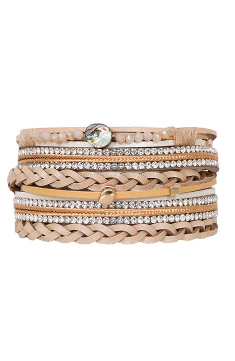 Wikkel Armband Limited Beige Fashionmusthaves Nl