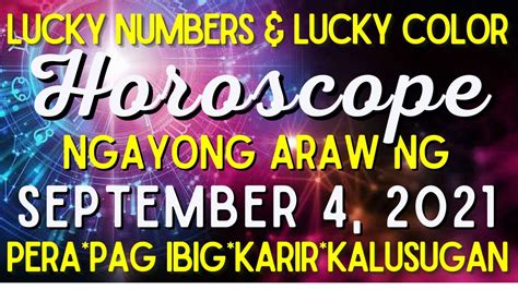 Horoscope For Today Tagalog Horoscope Gabay Kapalaran Ngayon