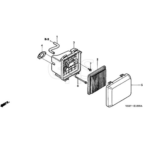 Honda Hrb C Hxe Mzcd Air Cleaner Diagram Ghs