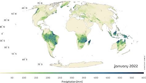 Global monthly precipitation (2022) - s-Ink · accessible science graphics