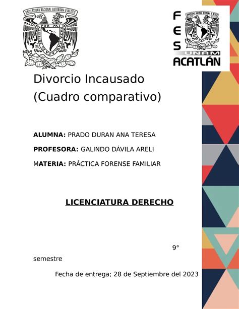 6 Diferencias Entre El Divorcio Incausado Y El Divorcio Voluntario