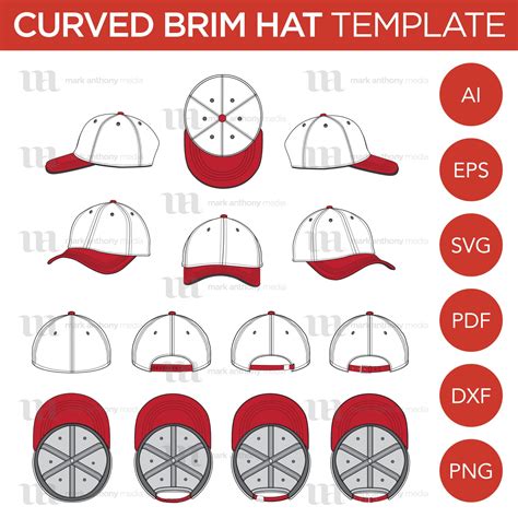 Baseball Cap Template