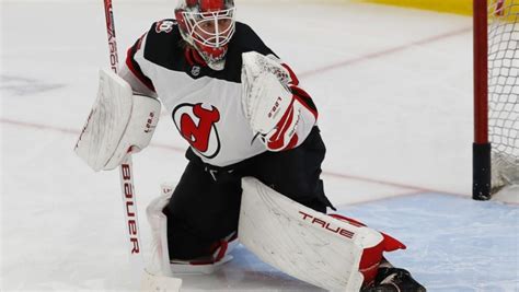 Devils goalie Mackenzie Blackwood (knee) placed on IR