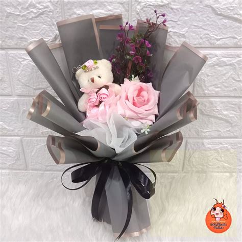 Jual Bouquet Bunga Bucket Boneka Bunga 1 Stam Bunga Artificial