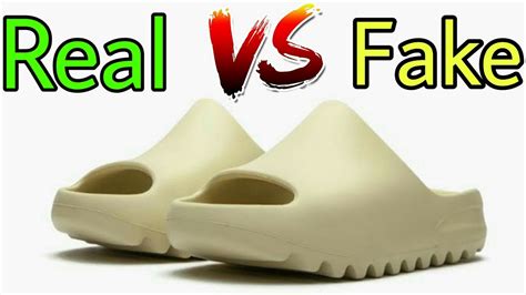 How To Spot Real Vs Fake Yeezy Slides YouTube