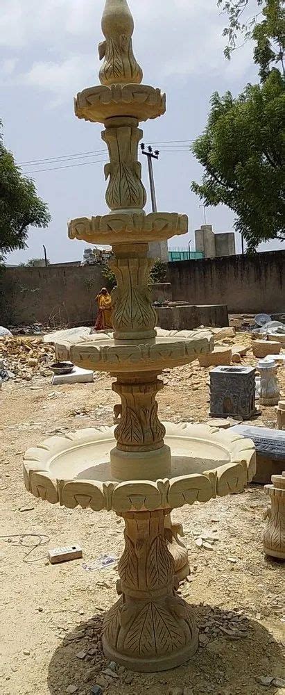 Sandstone Brown Stone Garden Fountains At Rs In Nagaur Id