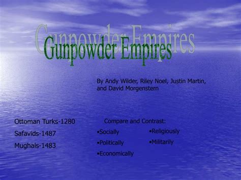 Ppt Gunpowder Empires Powerpoint Presentation Free Download Id 277320