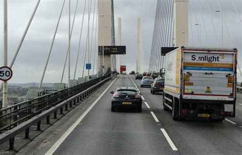 Climbing Onto The QE2 Bridge Martin Addison Cc By Sa 2 0 Geograph