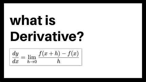 Calculus Derivatives Of A Function Lesson 7 Dont Memorise