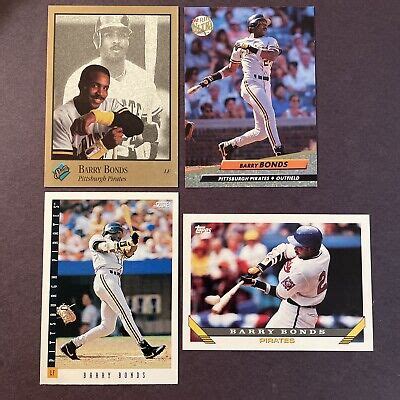 Barry Bonds Studio Fleer Ultra Score And Topps