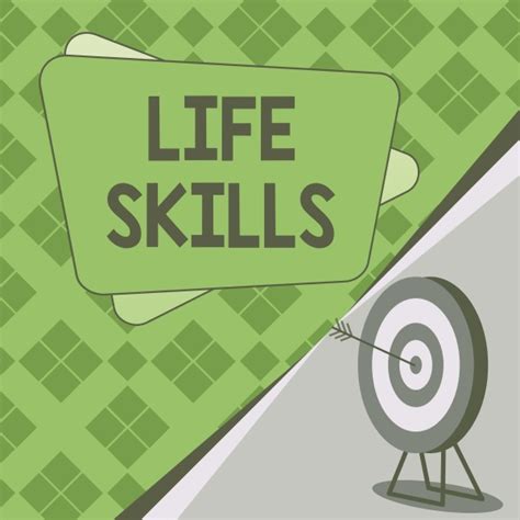 Conceptual Display Life Skills Business Overview That Stock Photo