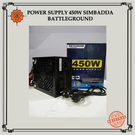 Jual Power Supply 450W Simbadda Battleground Shopee Indonesia