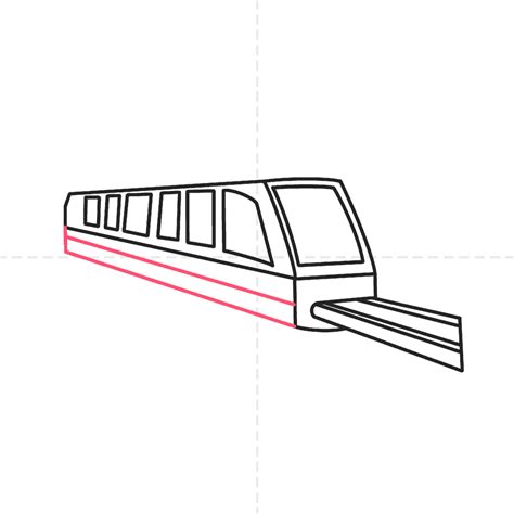 How To Draw A Monorail In 10 Easy Steps For Kids