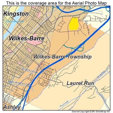 Aerial Photography Map of Wilkes Barre Township, PA Pennsylvania