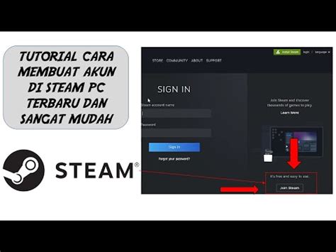 CARA DAFTAR AKUN STEAM TERBARU DI PC DAN LAPTOP YouTube