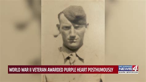 World War II Veteran Awarded Purple Heart Posthumously YouTube