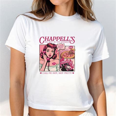 Chappell Roan Baby Tee Chappells Pizza Tee Pink Pony Club Chappellroan Chappel Roan Hot
