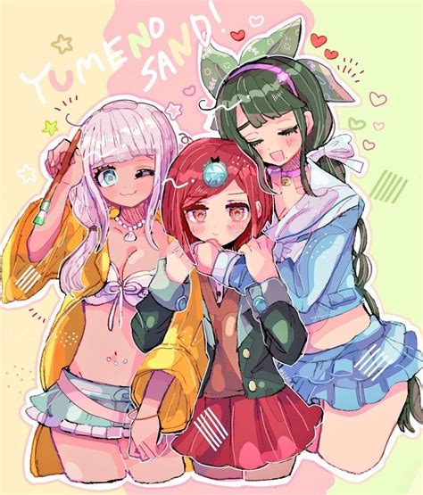 Angie X Tenko X Himiko Danganronpa Characters Danganronpa Angie Yonaga