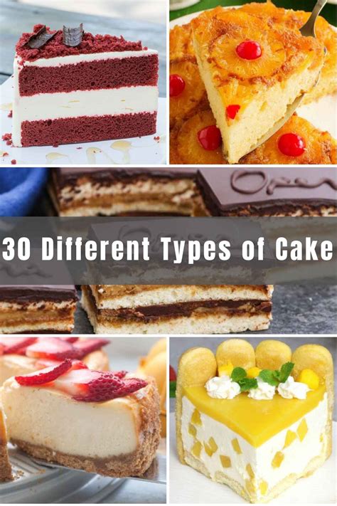 30 Different Types of Cake - IzzyCooking